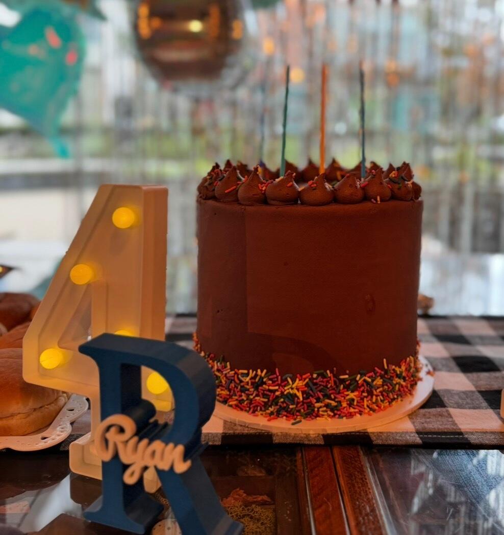 Chocolate Rainbow Cake