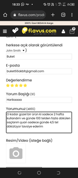Buket review photo
