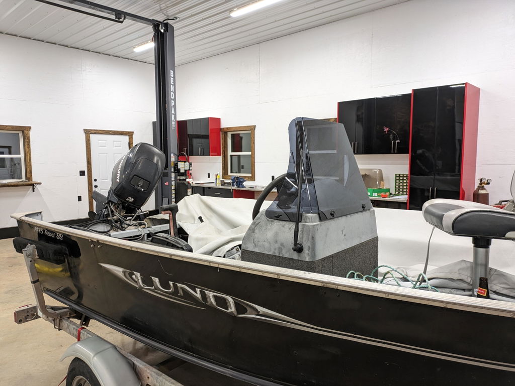 Lund Plexiglass Acrylic Boat Windshield Repair