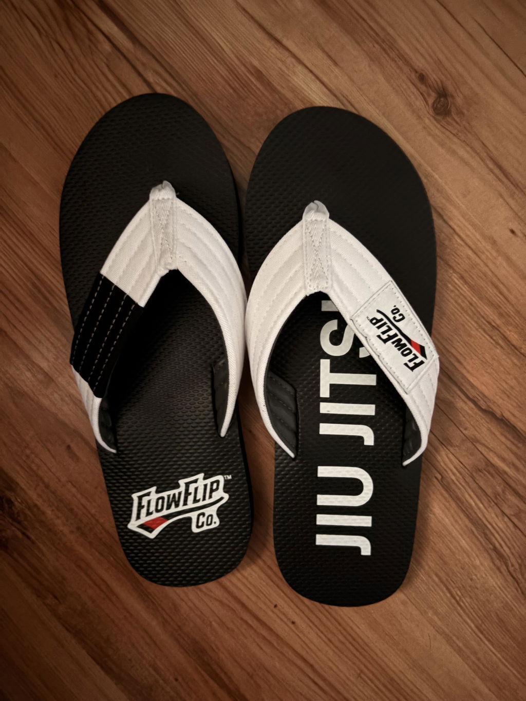Adult White Belt BJJ Flip Flops