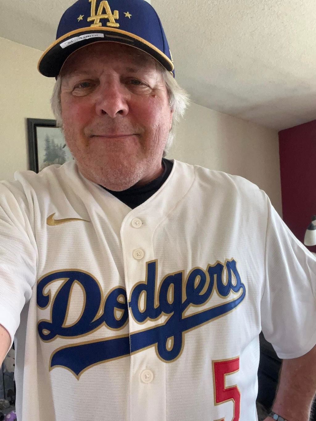 LAD "Gold Collection" Premier Limited Jersey - 9X World Series Champions - Stitched