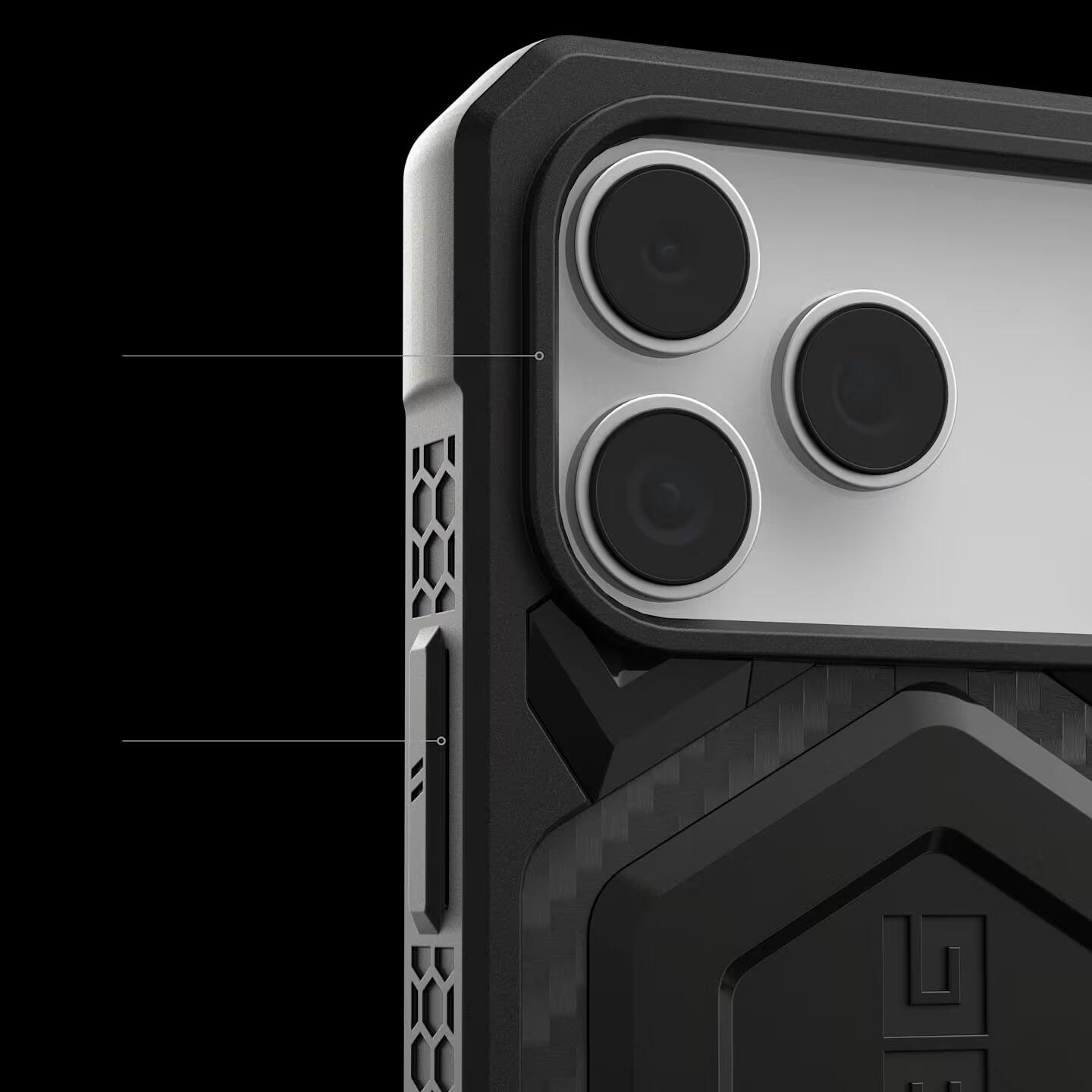 UAG Monarch Pro Case for iPhone 17 Series - 5X Military Drop-Test Standards with Magnetic Case