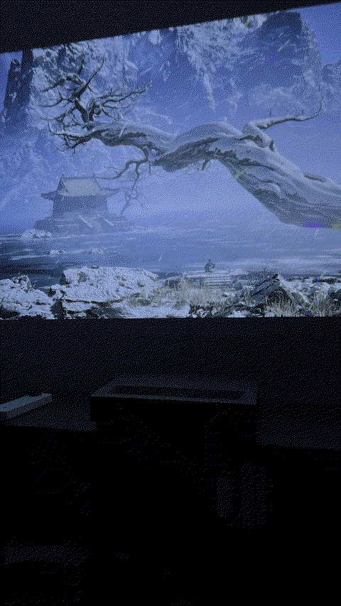 Formovie Cinema Edge 4K UST Laser Projector Featuring Google TV with Netflix