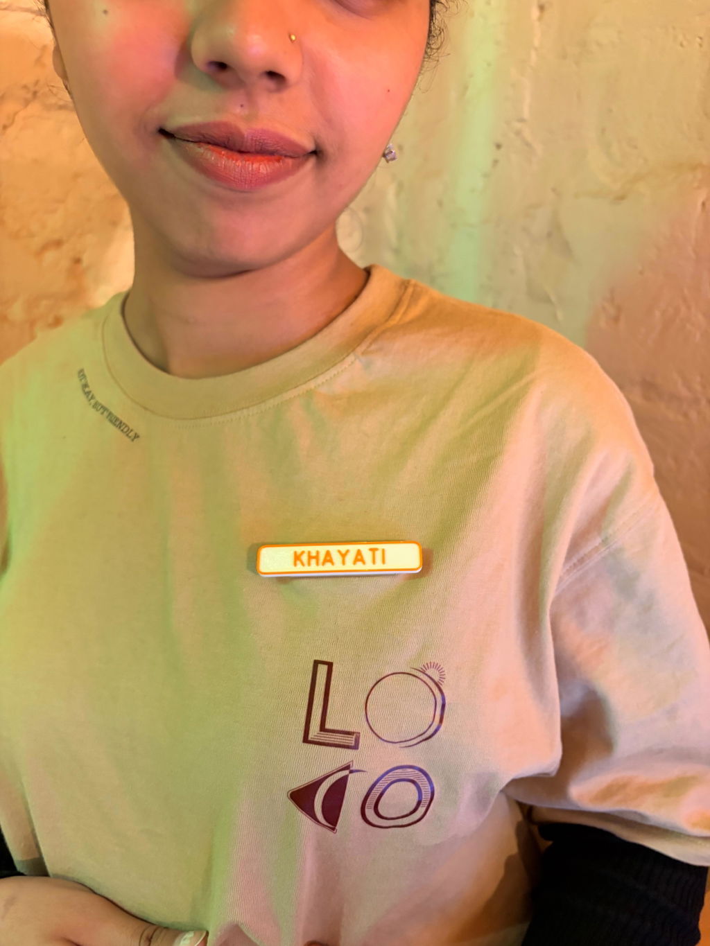 NAME TAG BADGE | 1 line