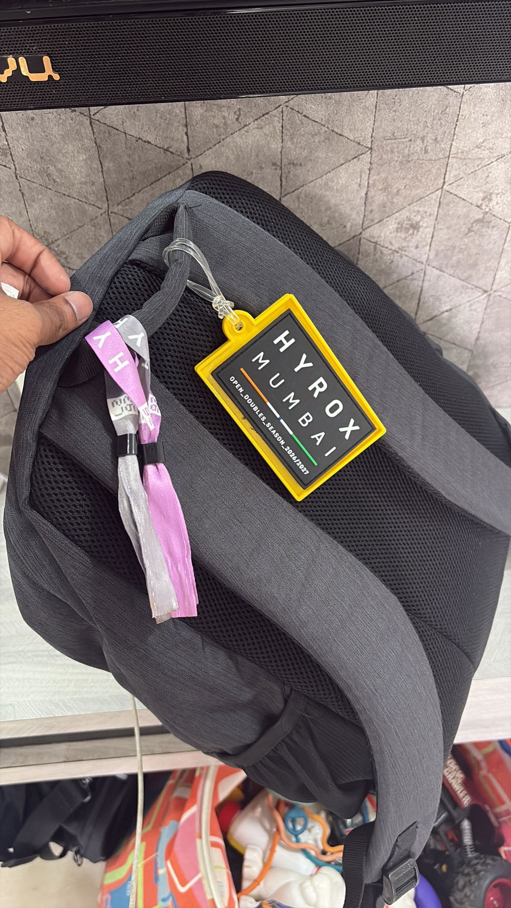 HF- Bag Tag | For your velcro patch | 7 lines