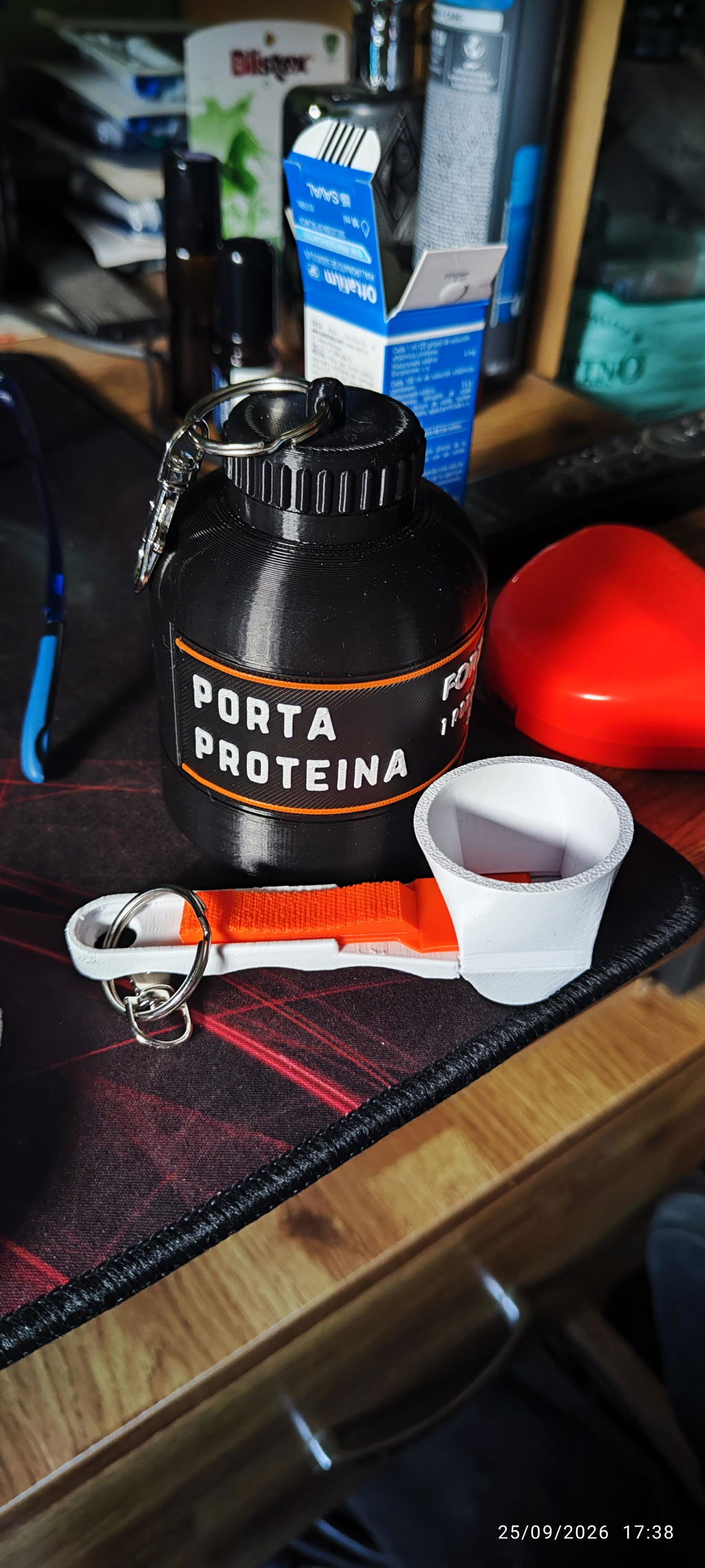 Kit Suplementación Completo | Tapa + Scoop + Porta Proteína