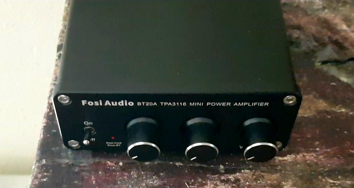 Fosi Audio BT20A Bluetooth Amplifier 2CH Stereo Amp Receiver