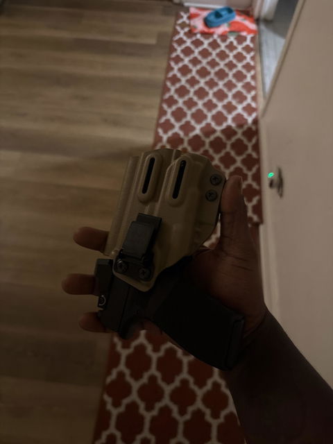 Springfield Hellcat Pro with 1913 TLR-7 Sub IWB Holster