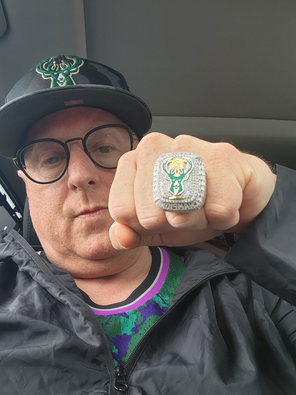 2021 Milwaukee Bucks Championship Ring - Ultra Premium Series