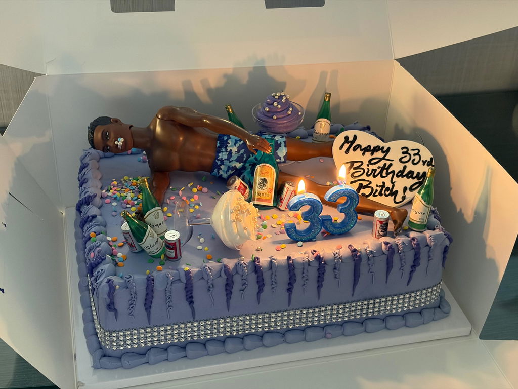 Ken Night Out Vegas Birthday Cake