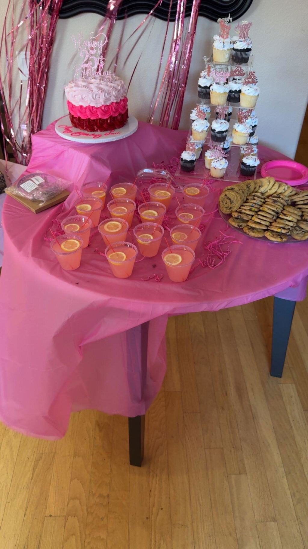Pink Swirls