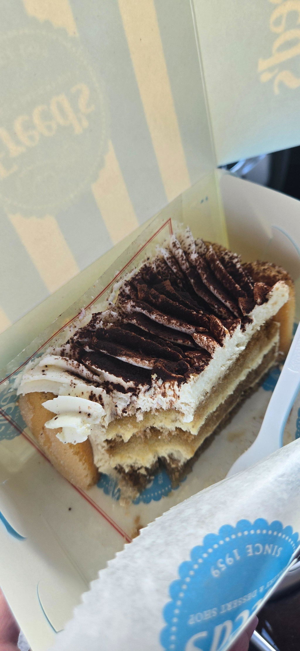 The Best Tiramisu Dessert Cake Slice