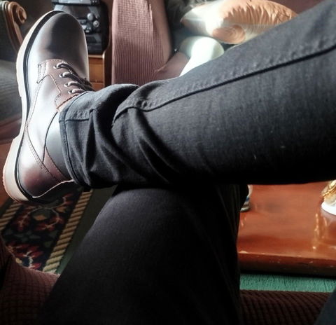 BOTA PARA HOMBRE EN CUERO COÑAC OSCURO  | BOTA DAVIDSON REF:SORA COÑAG