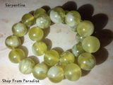Serpentine Crystal Bracelet: Transformation & Healing