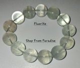 Clear Fluorite Crystal Bracelet: Focus & Clarity