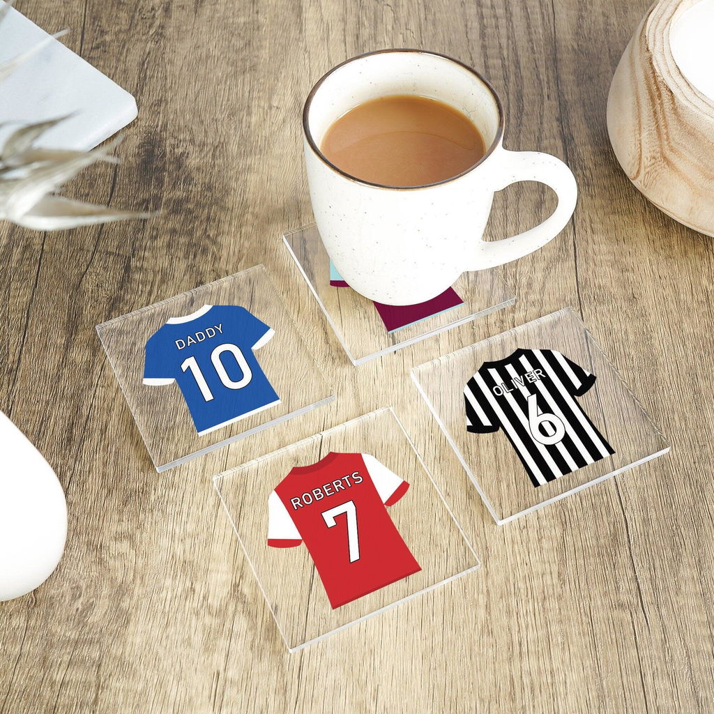 Personalised Football Shirt Coaster