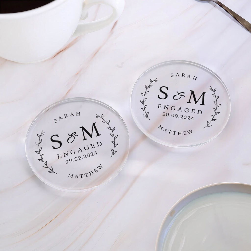 Personalised Initial Engagement Coasters