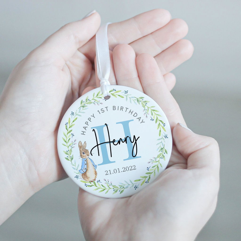 Personalised Baby's Birthday Gift - Keepsake Ornament