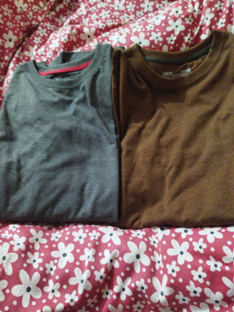 Full Sleeves T-Shirts | Chocolate Round Neck Full Sleeves Shirt