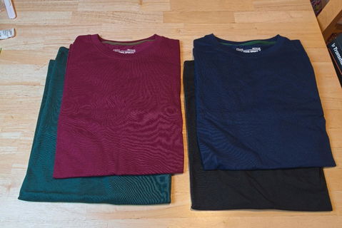 Navy Blue Short Sleeves T-Shirts|Plain Round Neck Shirt