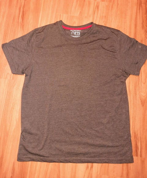 Chocolate T Shirt Short Sleeves|Plain Round Neck Shirt