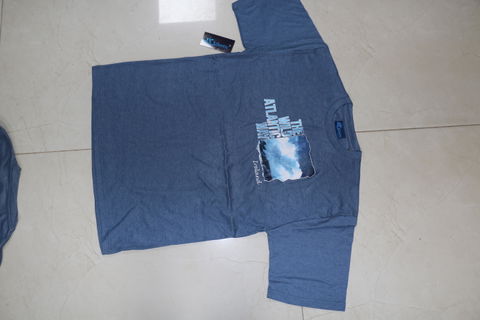 Drop Shoulder  Lagoon Graphic Print T-Shirt | Interlock Fabric
