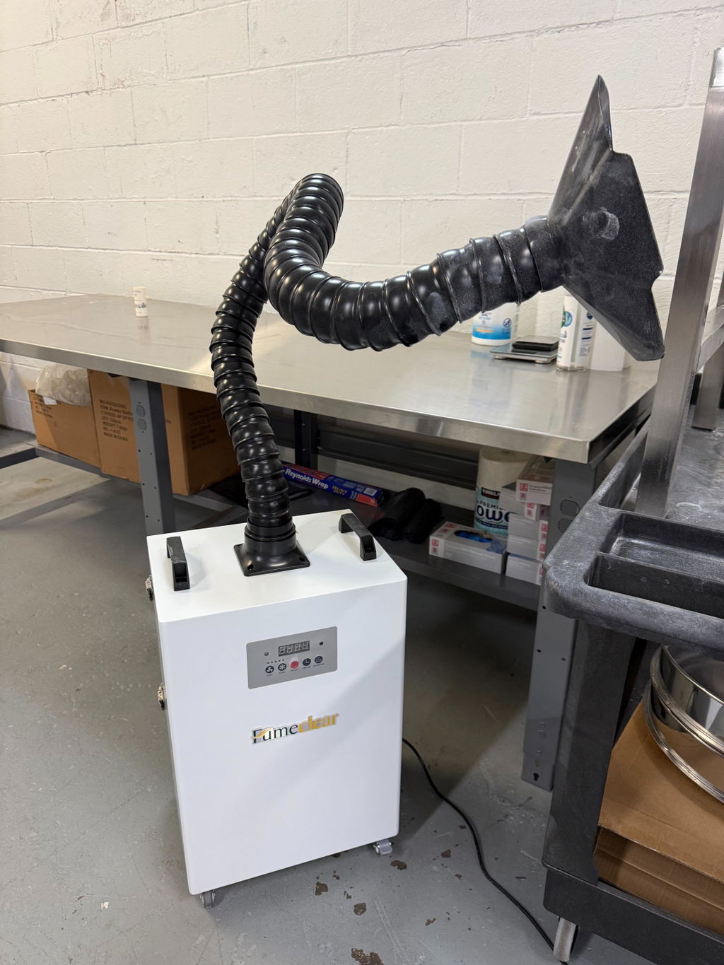Fumeclear® FC-350 350W Laser Fume Extractor for Welding, Laser Engravers, Cutting