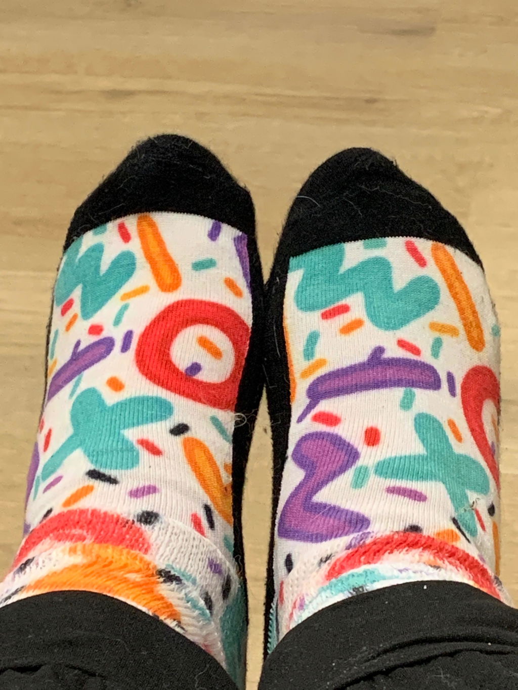 Non-Binding Bamboo Diabetic Friendly Retro Socks