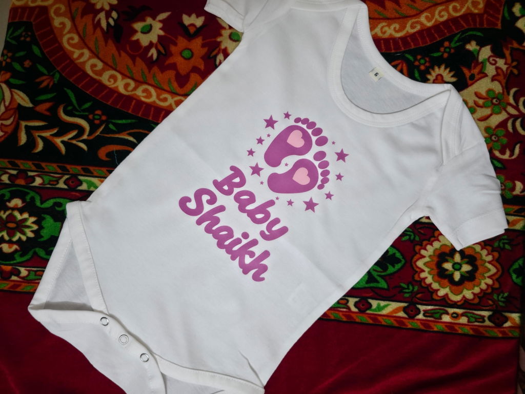 Custom Printed Baby Romper | Personalized Kids Romper with Name, Text or Photo | FunkyTeesClub