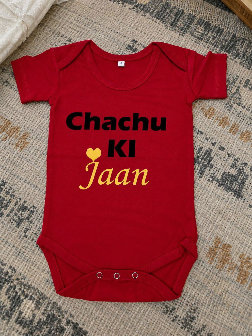 Chachu Ki Jaan Rompers for Baby Girl- FunkyTeesClub