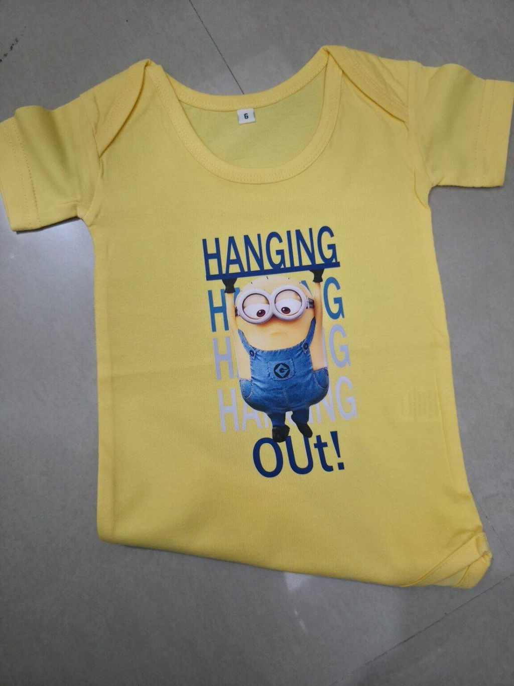 Hanging Out Minion Rompers for Baby Boy- FunkyTeesClub