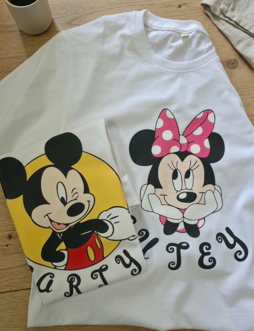 Smarty Cutey Couple Half Sleeves T-Shirts -FunkyTeesClub