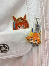 Pretty Derby Character Enamel Pin, Horse Girl Fan Art Collectible Badge, Anime Game Pin for Fans & Collectors