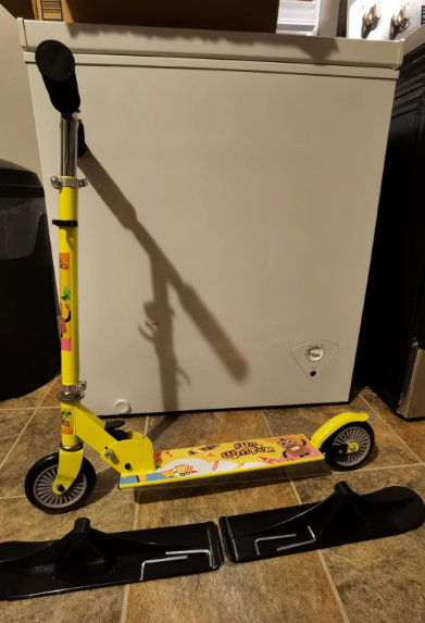 Kids Sled Ski Scooter