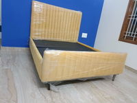 Konya Luxury Upholstered Bed Non Storage In Suede