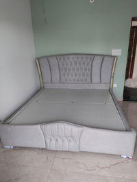 Hamlin Premium Upholstered Bed In Suede