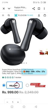 Fusion prime earbuds review photo
