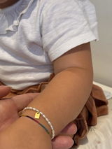 Pearl & Tag bracelet petite