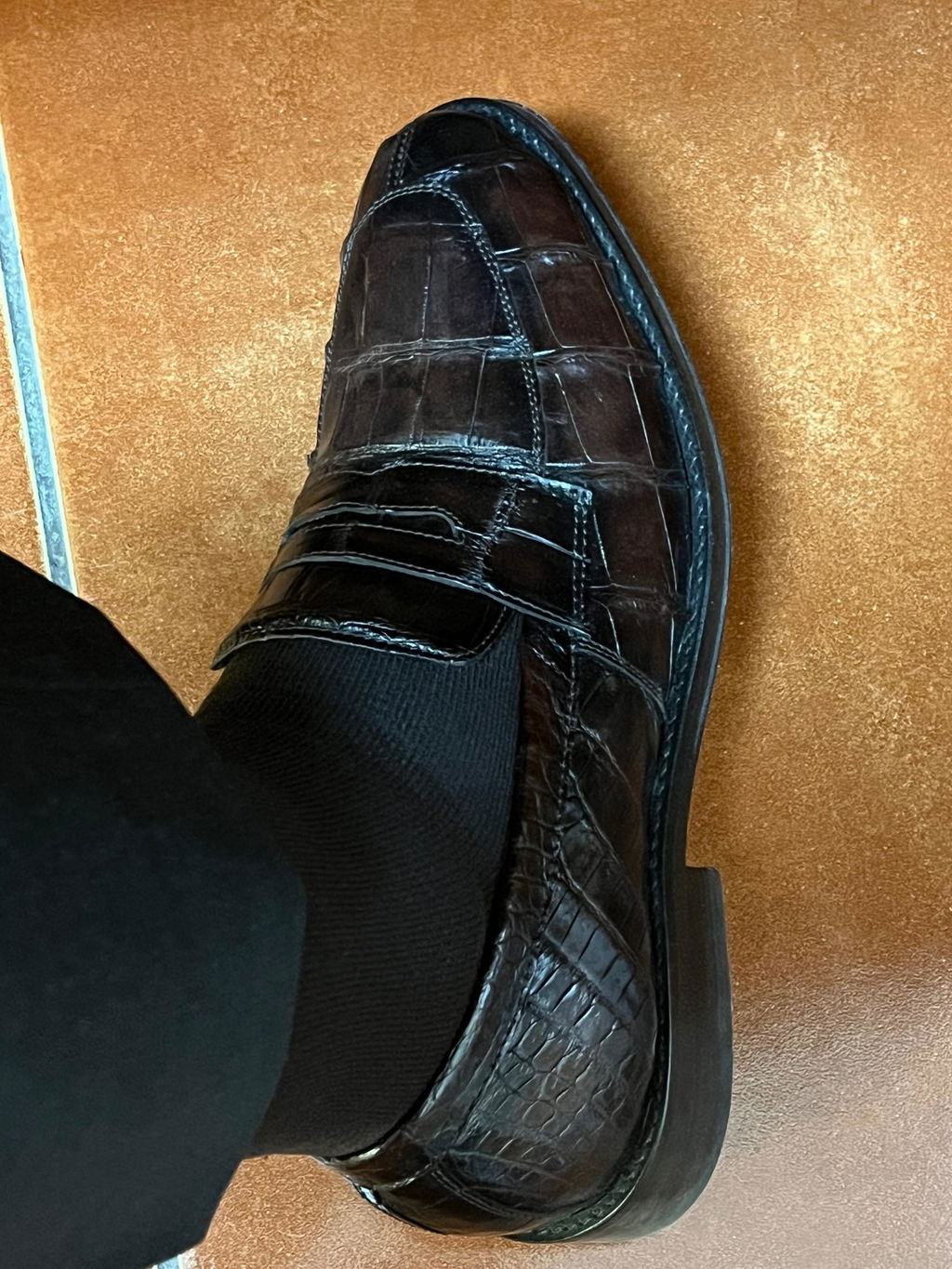 BROWN CROCO DORIAN