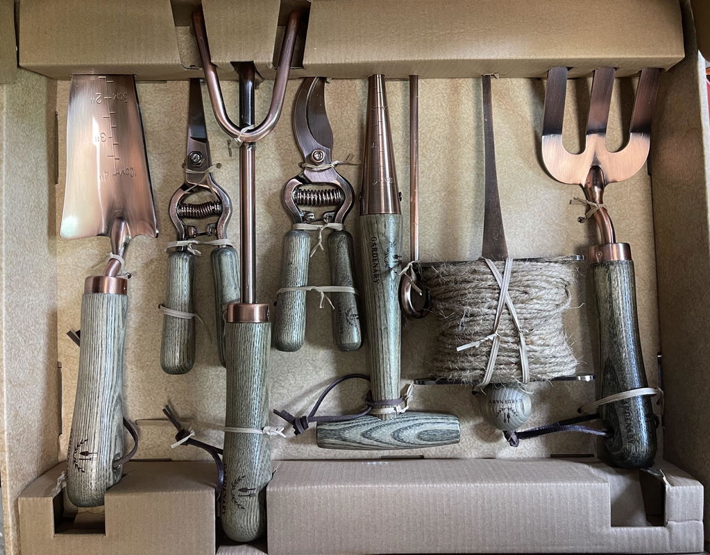 Gardenary Copper Plated Garden Tool Set