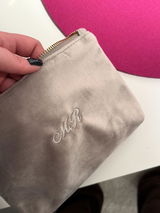 Kosmetiktasche "Velvet" S moonstone
