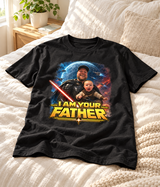 Personlig t-shirt till pappa med motivet ”I Am Your Father”