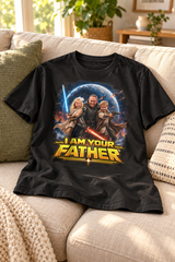 Personlig t-shirt till pappa med motivet ”I Am Your Father”