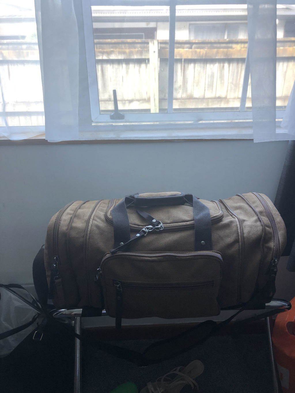 Canvas Travel Duffle Bag 43L