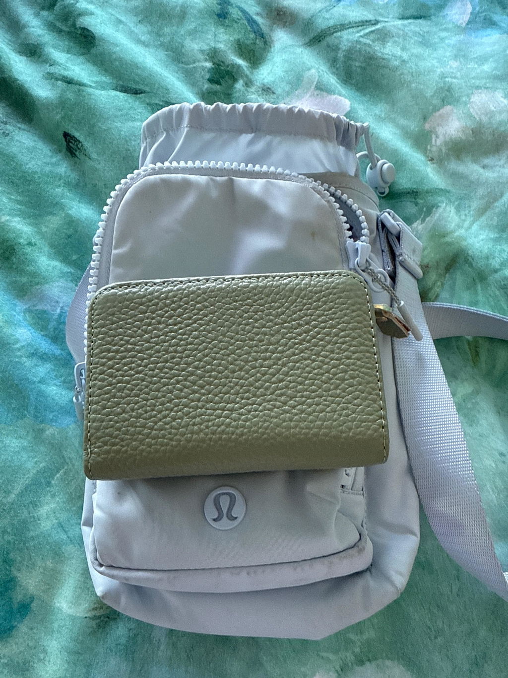 Leather RFID Mini Wallet with Zippered Coin Pocket
