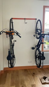 4 Bike Wall Rack - space saving wall rack for any 4 bikes