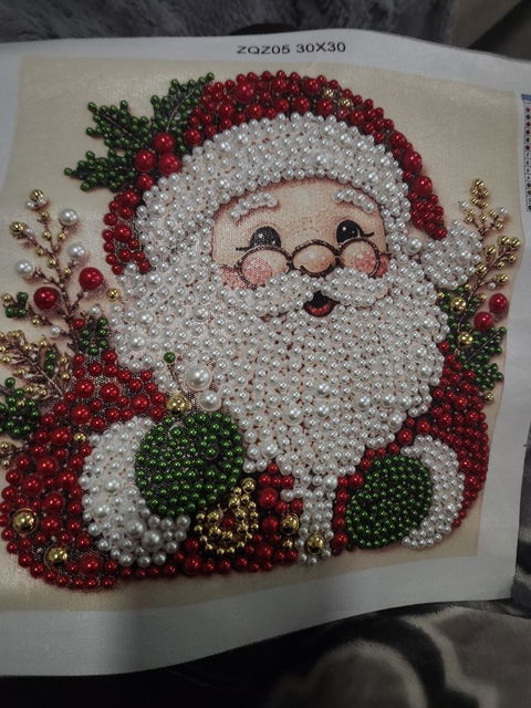 Emily S. Christmas pearl painting review photo