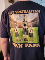 Het Voetbalteam Van Papa | Gepersonaliseerd T-shirt voor Papa
