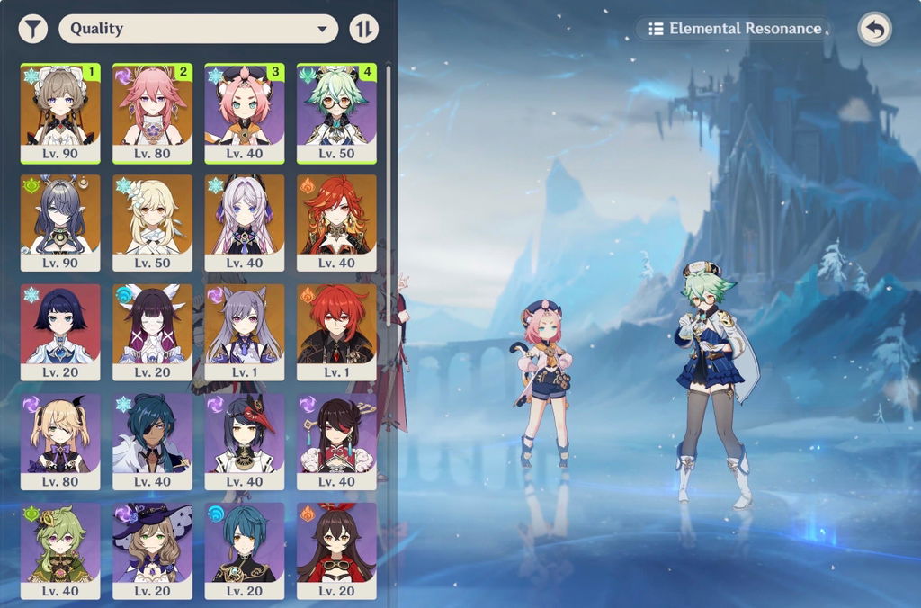 Genshin Impact Double Farmed Account