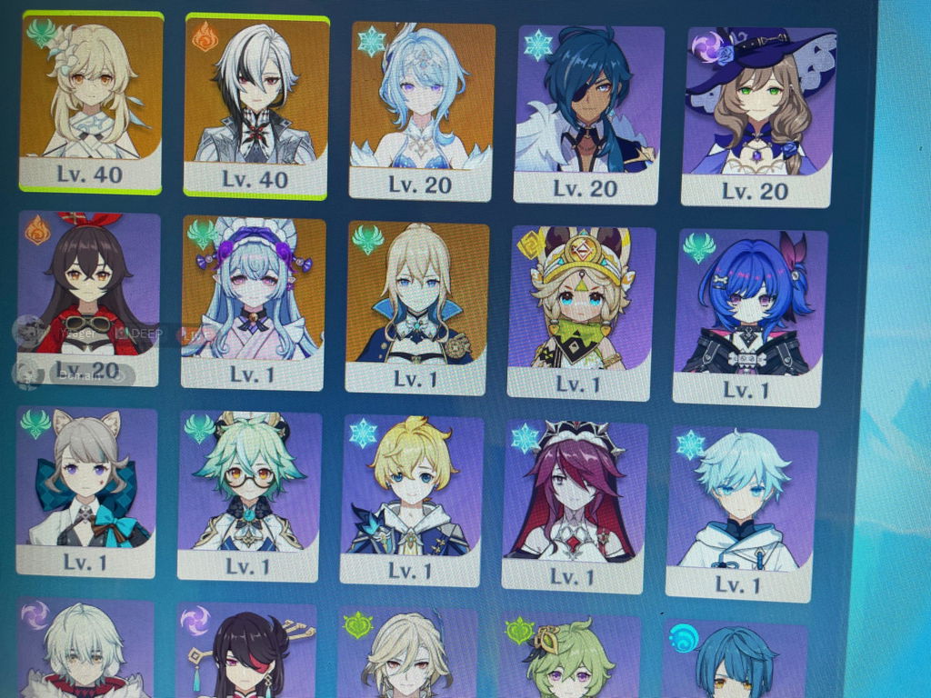Genshin Impact Wishes Starter Account (America)